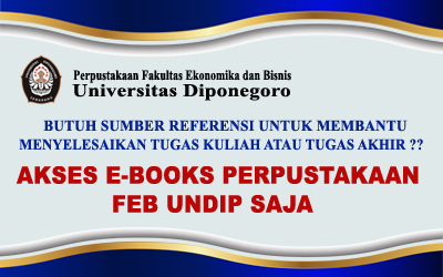 Akses E-Book di Perpustakaan Fakultas Ekonomika dan Bisnis Universitas Diponegoro
