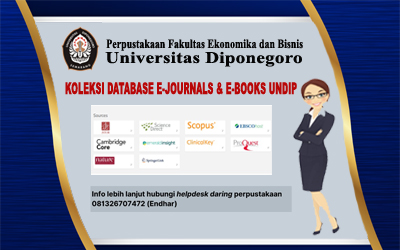 E-Journals And E-Books Subscribed By Diponegoro University ...