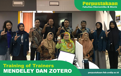 Training of Trainers Mendeley dan Zotero